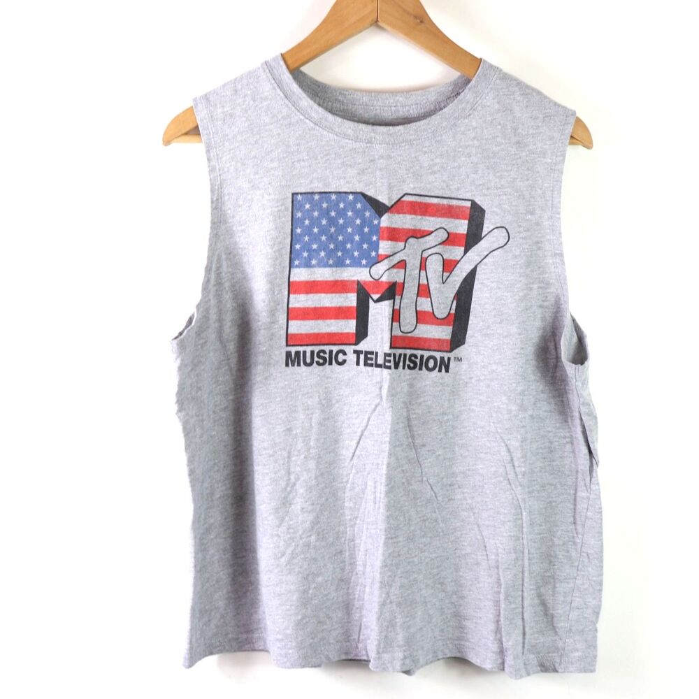 MTV Logo Sleeveless T Shirt size XL